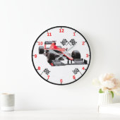 Racing Car Wall Clock ラージ壁時計 (ホーム)