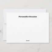 Racing Checkered Flag Happy Birthday Occasions    シーズンカード (裏面)