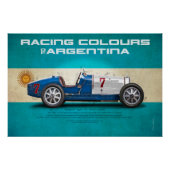 Racing Colours of Argentina ポスター (正面)