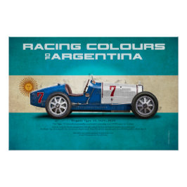 Racing Colours of Argentina ポスター