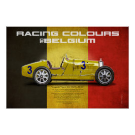 Racing Colours of Belgium ポスター