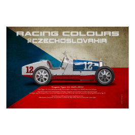 Racing Colours of Czechoslovakia ポスター