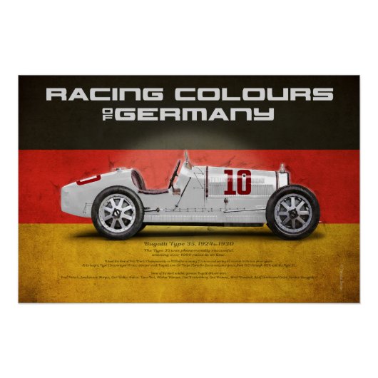 Racing Colours of Germany ポスター (正面)