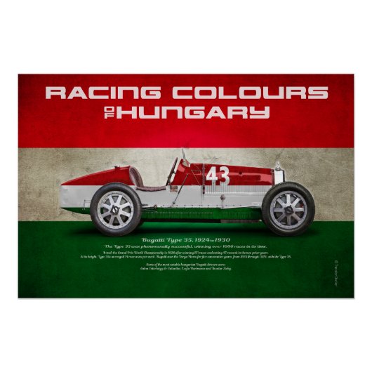 Racing Colours of Hungary ポスター (正面)