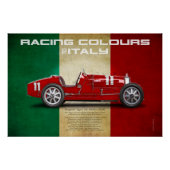Racing Colours of Italy ポスター (正面)
