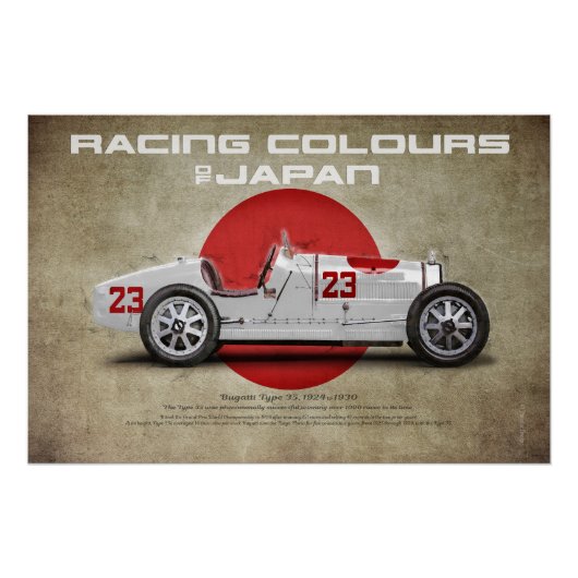 Racing Colours of Japan ポスター (正面)