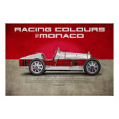 Racing Colours of Monaco ポスター (正面)