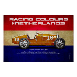 Racing Colours of Netherlands ポスター