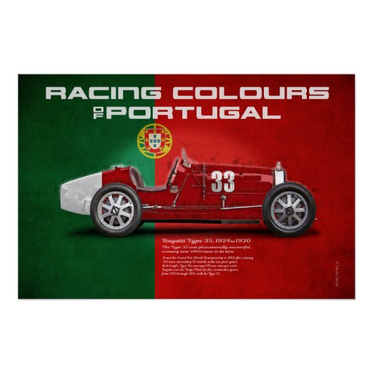 Racing Colours of Portugal ポスター (正面)