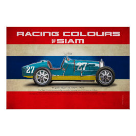 Racing Colours of Siam ポスター