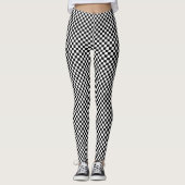 Racing Flag Checkered  レギンス (正面)