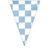 Racing Flag Checkered Blue & White bunting banner バンティングフラッグ (第1の旗)