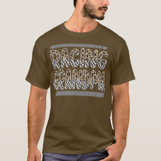 Racing Grandma Proud Race Grandmother Of A Racer  Tシャツ