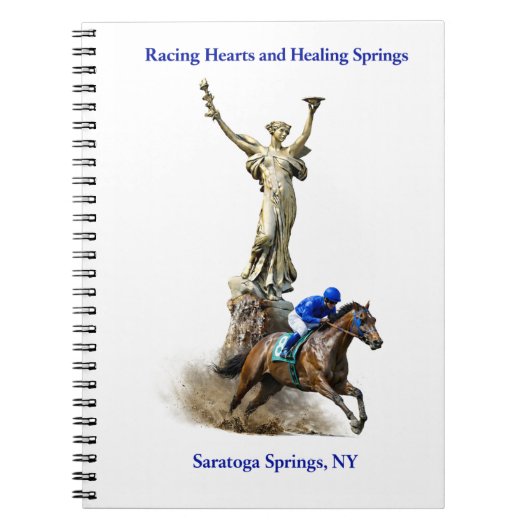 Racing Hearts and Healing Springs Notebook ノートブック (正面)
