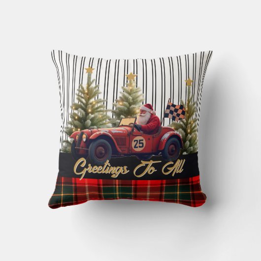 Racing Santa Claus クッション (裏面)