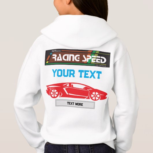 Racing Speed Car Design – Fast Motorsport Performa (裏面)