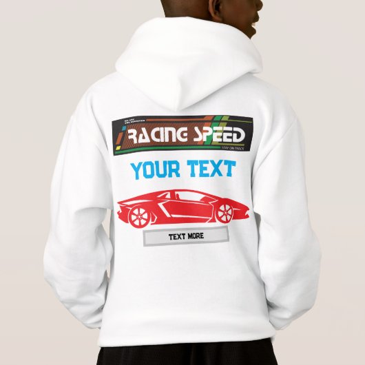 Racing Speed Car Design – Fast Motorsport Performa (裏面)