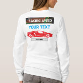 Racing Speed Car Design – Fast Motorsport Performa Tシャツ (裏面)