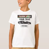 Racing Speed Car Design – Fast Motorsport Performa Tシャツ (正面)