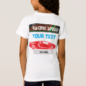 Racing Speed Car Design – Fast Motorsport Performa Tシャツ (裏面)