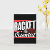 Racket Scientist Lover Badminton Match Player Team カード (黄色い花)