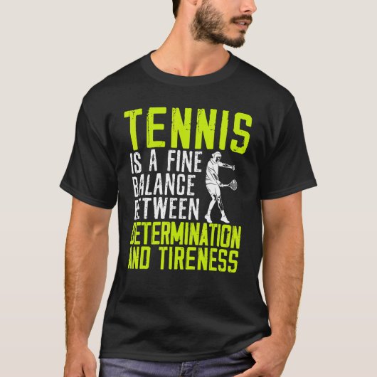 Racket Tennis Players Tennis Ball Tennis Tシャツ (正面)