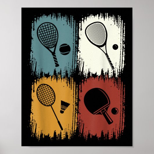 Racketlon, Tournament Sport With 4 Disciplines  ポスター (正面)