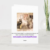 Rackhamカードによる3頭のくまの物語 カード (裏面)