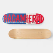 RACMIER JMT PARIS 7 3/4" スケートボードデッキ (横)