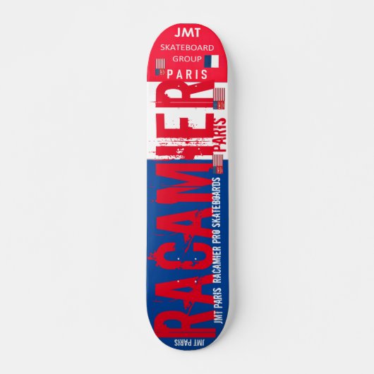 RACMIER JMT PARIS 7 3/4" スケートボードデッキ (正面)