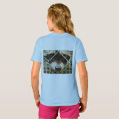 RACON Girls'Short Sleeve Raglan Tシャツ (裏面フル)