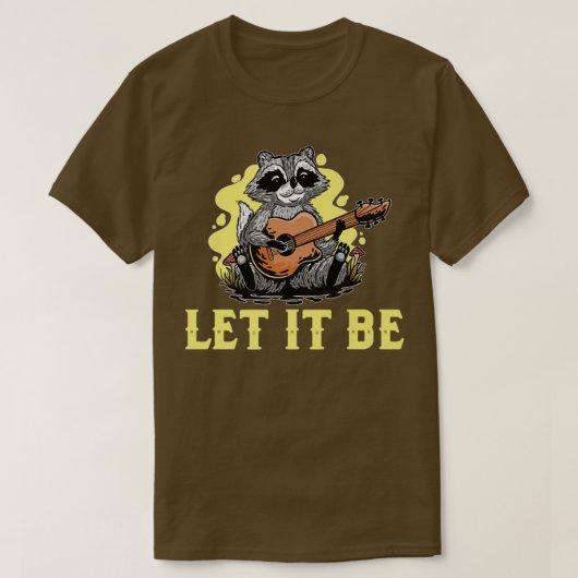 Racoon遊's Guitar Premium Tシャツ (デザイン正面)