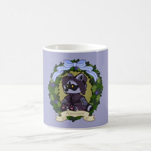 racoon Classic Mug, 11 oz コーヒーマグカップ (中央)