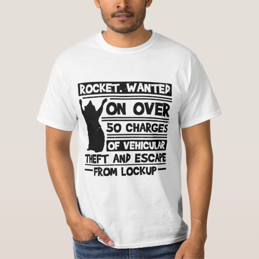 Racoon trash trash panda thief cat street tシャツ (正面)