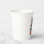 Racoon with Flowers 紙コップ (右)