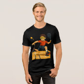 Racquetball - It's ok to hit a wall トライブレンドTシャツ (正面全面)