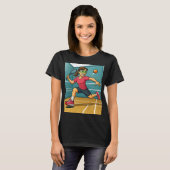 Racquetball Woman Tシャツ (正面フル)