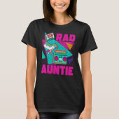 Rad Auntie 90s Aesthetic Nostalgia 1990's Retro Au Tシャツ (正面)