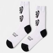 Rad Dad funny sport socks gift for cool father ソックス (左)
