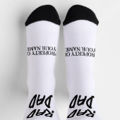 Rad Dad funny sport socks gift for cool father ソックス (上部)