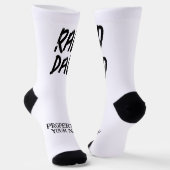 Rad Dad funny sport socks gift for cool father ソックス (傾斜あり)