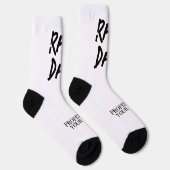 Rad Dad funny sport socks gift for cool father ソックス (右)