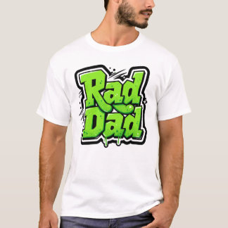 Rad Dad Neon Graffiti T-Shirt Tシャツ