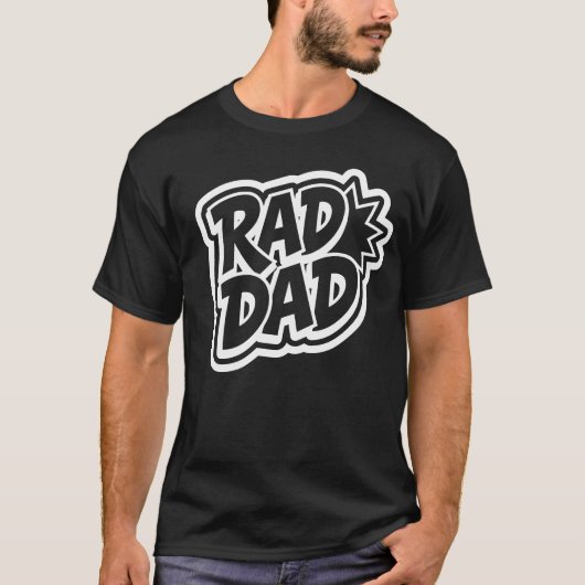 Rad Dad Neon Graffiti T-Shirt Tシャツ (正面)