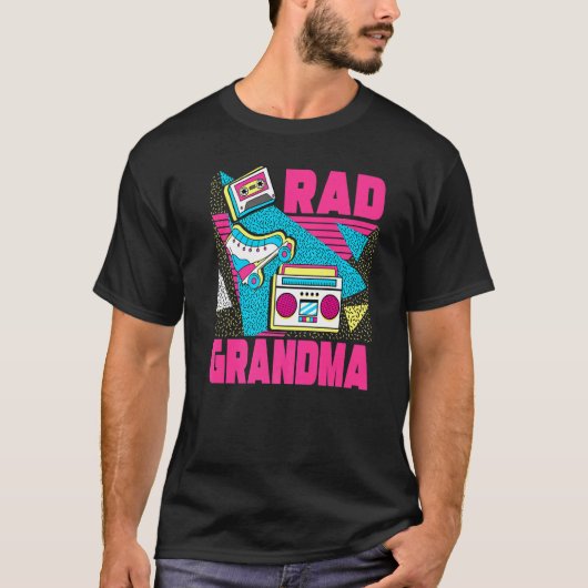 Rad Grandma 90s Aesthetic Nostalgia 1990's Retro G Tシャツ (正面)