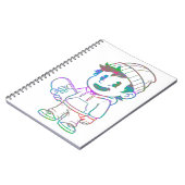 Rad Orange: Skater Boy Retro ノートブック (左側)