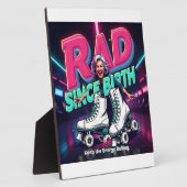 RAD SINCE BIRTH -  Roller Skates & Joyful Energy フォトプラーク (側面)