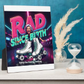 RAD SINCE BIRTH -  Roller Skates & Joyful Energy フォトプラーク (側面)