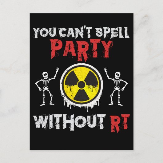 Rad Tech Humor Funny Xray Radiologist ポストカード (正面)