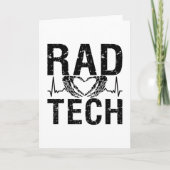 Rad Tech Medicine Technologist Xray Radiology Tech カード (正面)